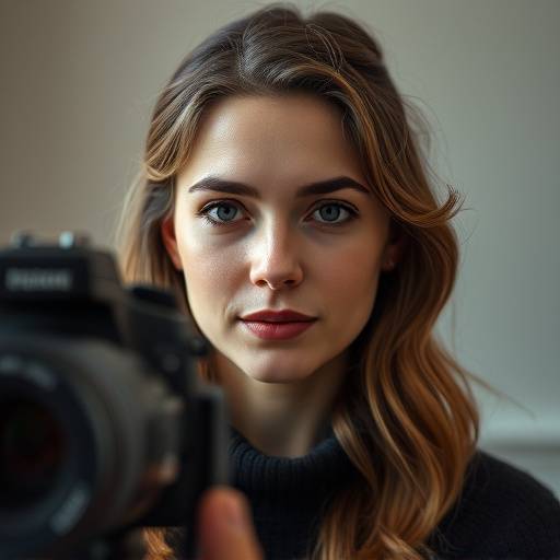 Portrait d'Elodie Duval, sp√©cialiste du jeu d'acteur devant la cam√©ra.